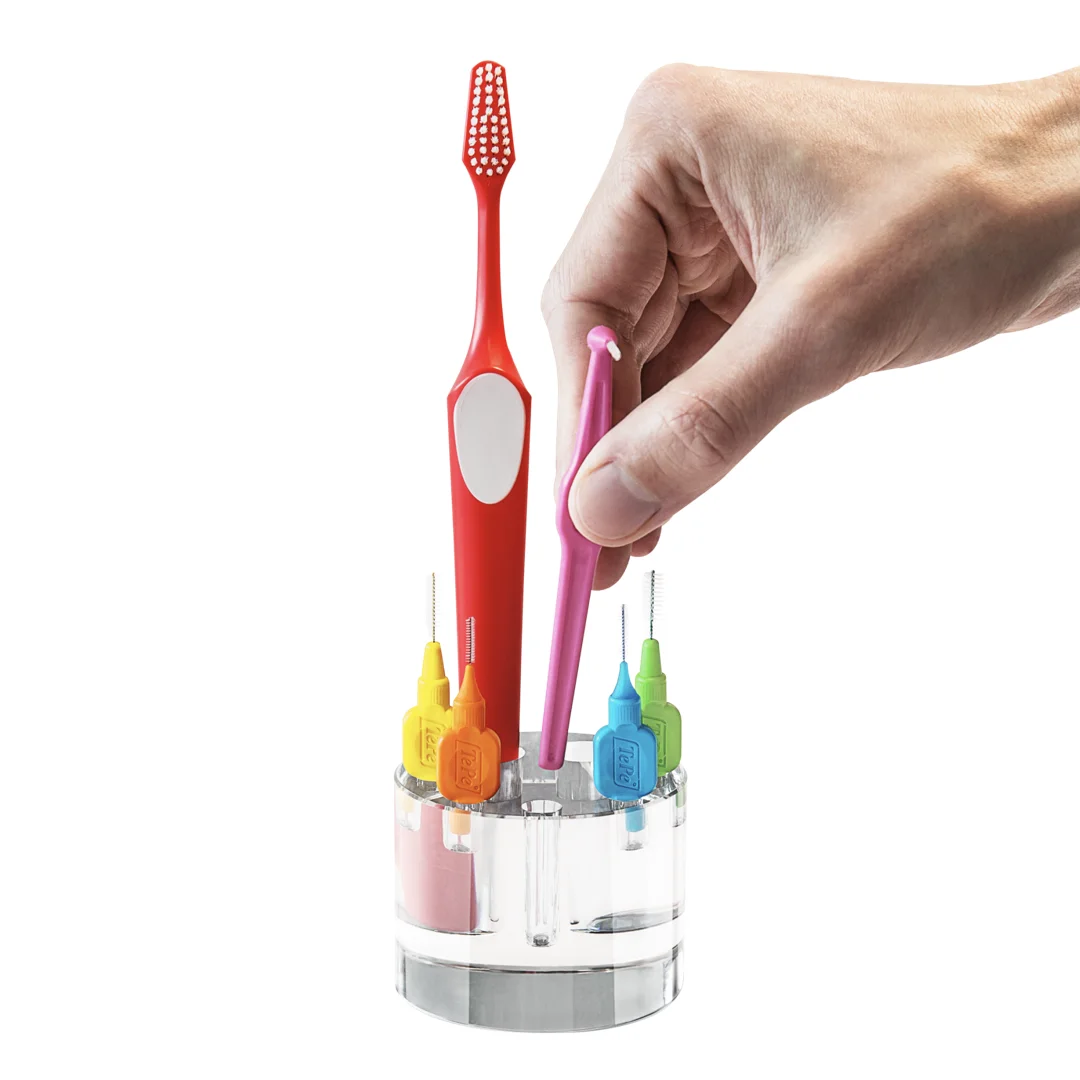 glass microholder interdental brushes TePe